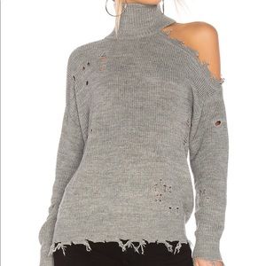 Lovers & friends Arlington Sweater in Heather Grey